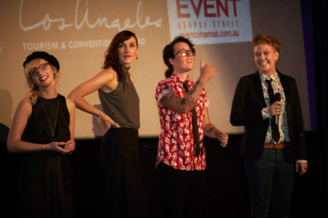 L to R. Clementine Mills, Hannah Raven Smith, Mekelle Mills and Kaska Zielinski. Picture www.zoemisplaced.com