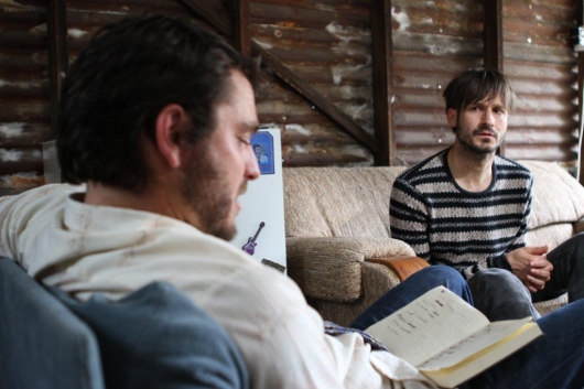 Dick (Justin Rosniak) and Gavin (Pier Carthew) in therapy.