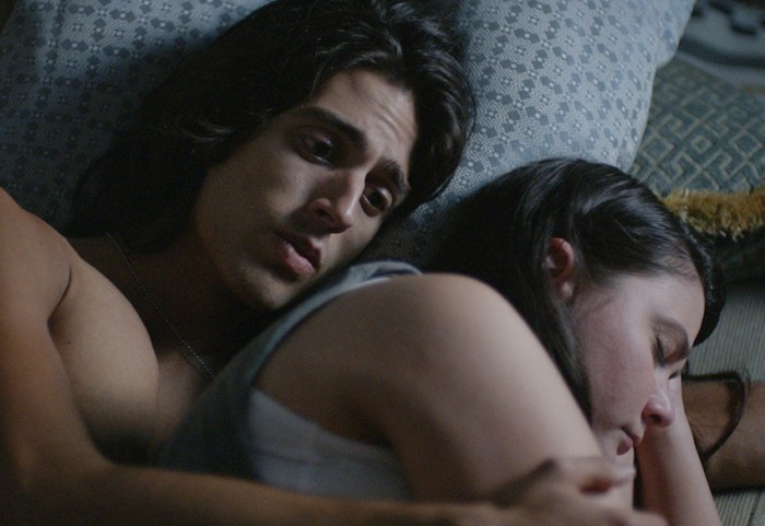 Mik (Miles Szanto) and Annuska (Shari Sebbens) in a scene from TEENAGE KICKS, directed by Craig Boreham