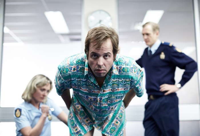 Angus Sampson in a scene from The Mule.