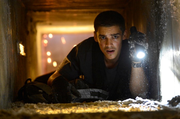 JR (Brenton Thwaites) in a scene from Son of a Gun.