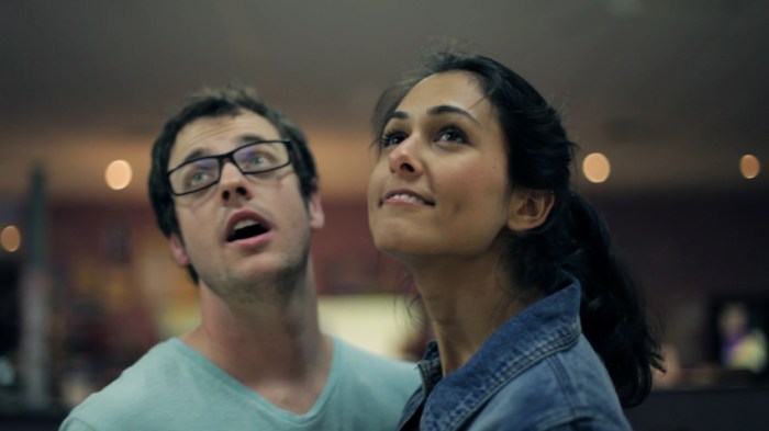 Chris Gibson and Dana Kro – flashback scene. 