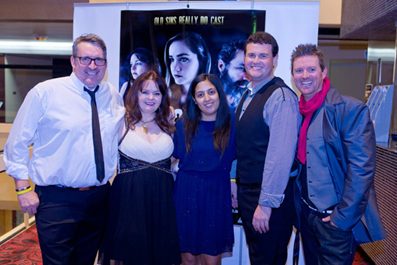 Producers and Director Darrell Plumridge, Linda Millar, Jessica Magro, Ashley Pardey and Darwin Brooks