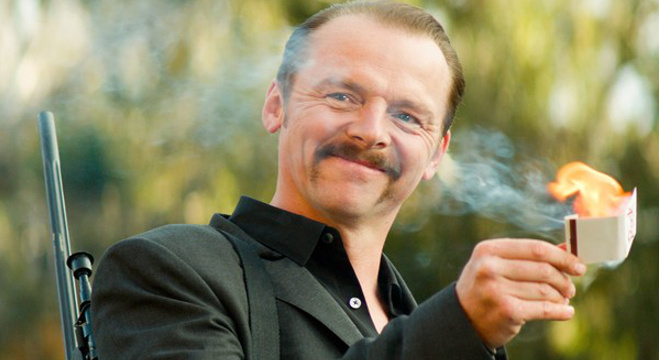 Simon Pegg in Kriv Stenders' Kill Me Three Times.