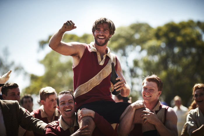 Liam Hemsworth in The Dressmaker.