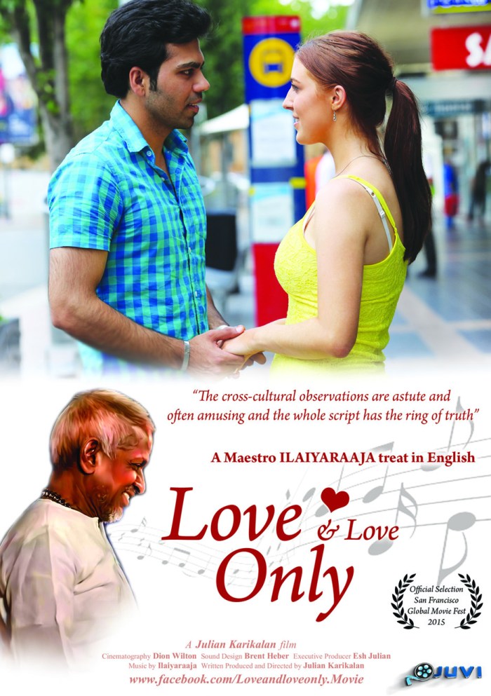 Director Julian Karikalan on the set of Love & Love Only.