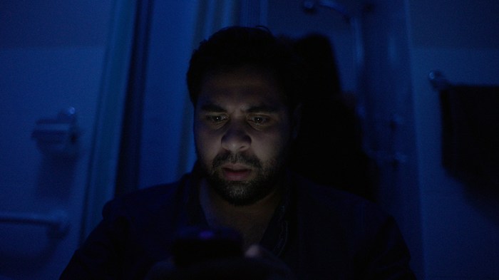 Bjorn Stewart as Scott in Craig Anderson's Red Christmas. (Photo by Douglas Burdorff)