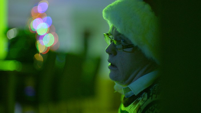 Jerry (Gerard O'Dwyer) finds out a horriible truth in Craig Anderson's Red Christmas. (Photo by Douglas Burdorff)