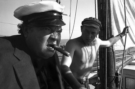 Orson Welles in The Deep.