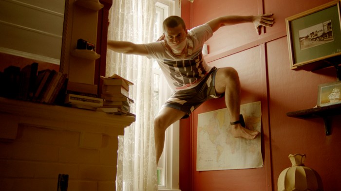 Charles Cottier in Cooped Up.