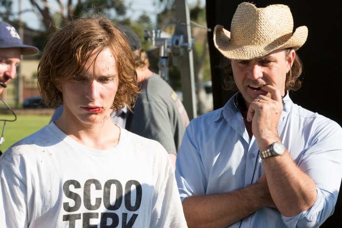 Sean Keenan and Martin McKenna on set of Is This The Real World.